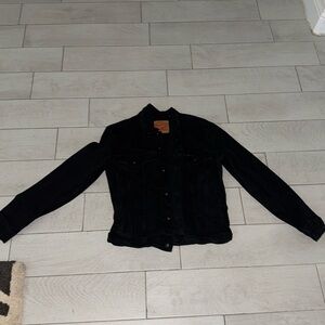 Selling Jean jacket ,black,button jacket